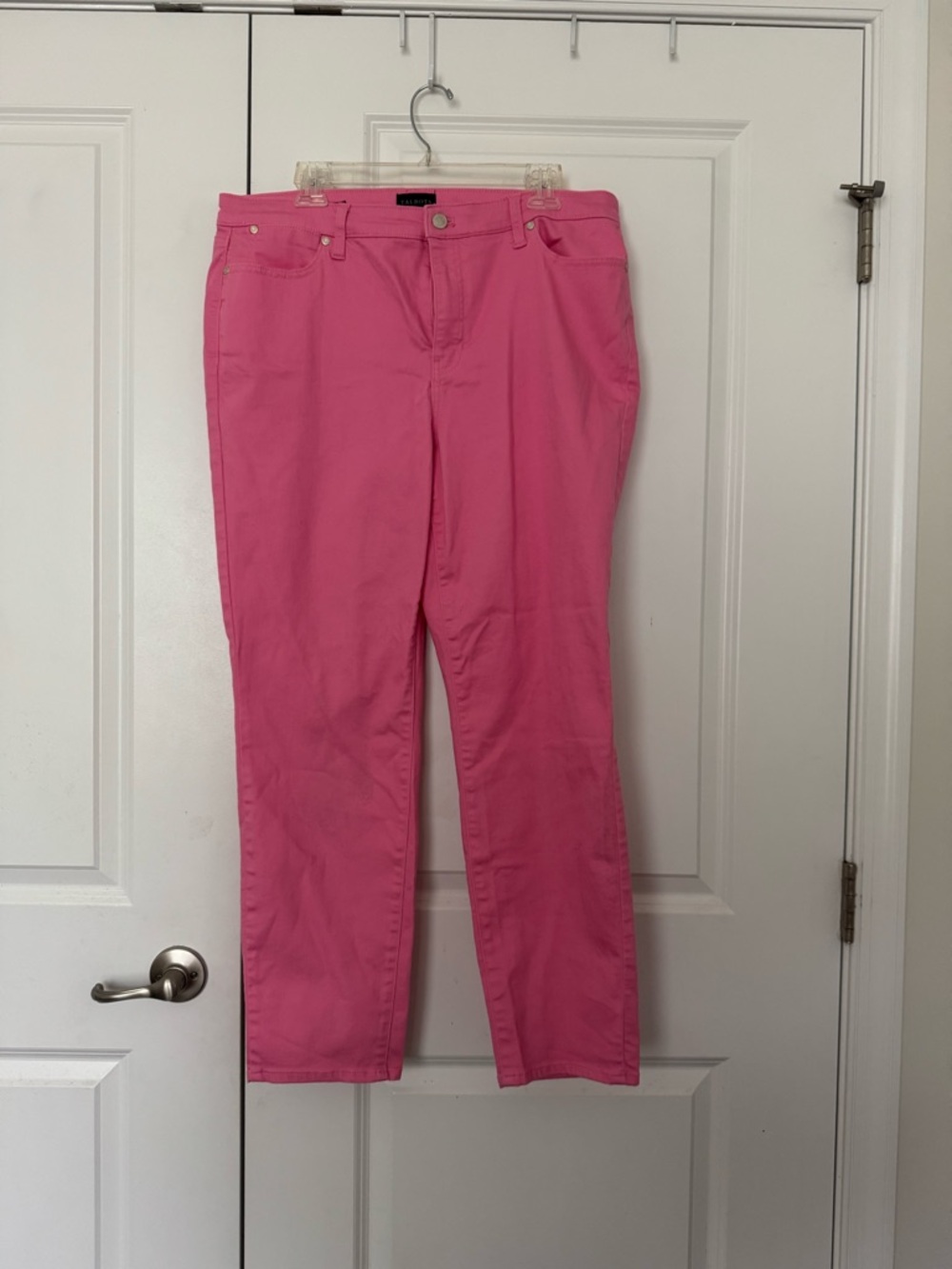 Talbots Pink Women's slim ankle Jeans size 14